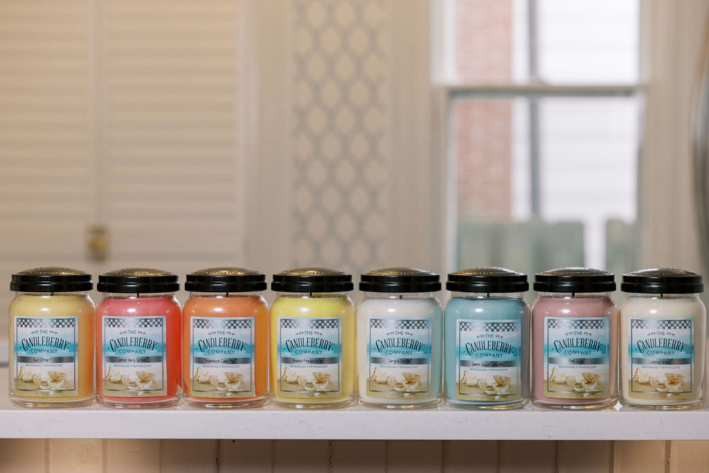 sangria sunrise beach collection small jar 10 ounces highly scented candle