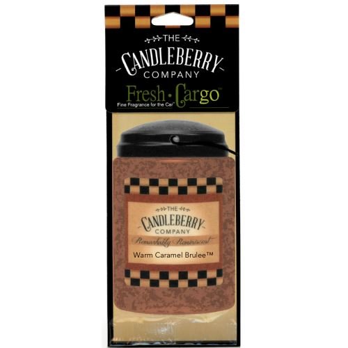 Warm Caramel Brulee™- "Fresh Cargo", Scent for the Car (2-PACK)