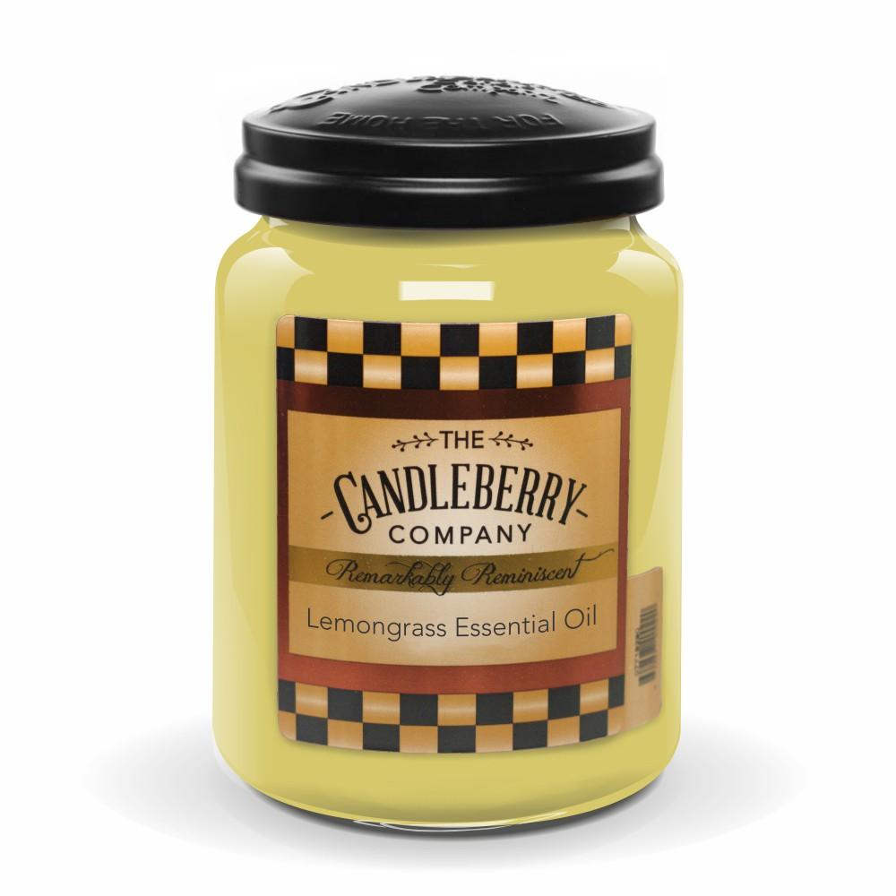 Lemongrass Essential Oil™, 26 oz. Jar, Scented Candle 26 oz. Large Jar Candle The Candleberry Candle Company 