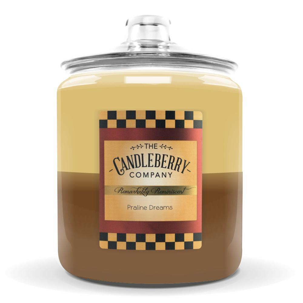 Praline Dreams™, 160 oz. Jar, Scented Candle 160 oz. Cookie Jar Candle The Candleberry Candle Company 