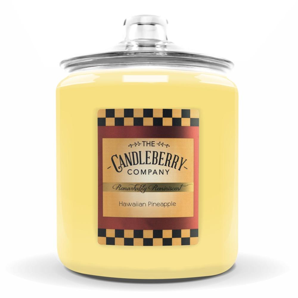 Hawaiian Pineapple™, 160 oz. Jar, Scented Candle 160 oz. Cookie Jar Candle The Candleberry Candle Company 