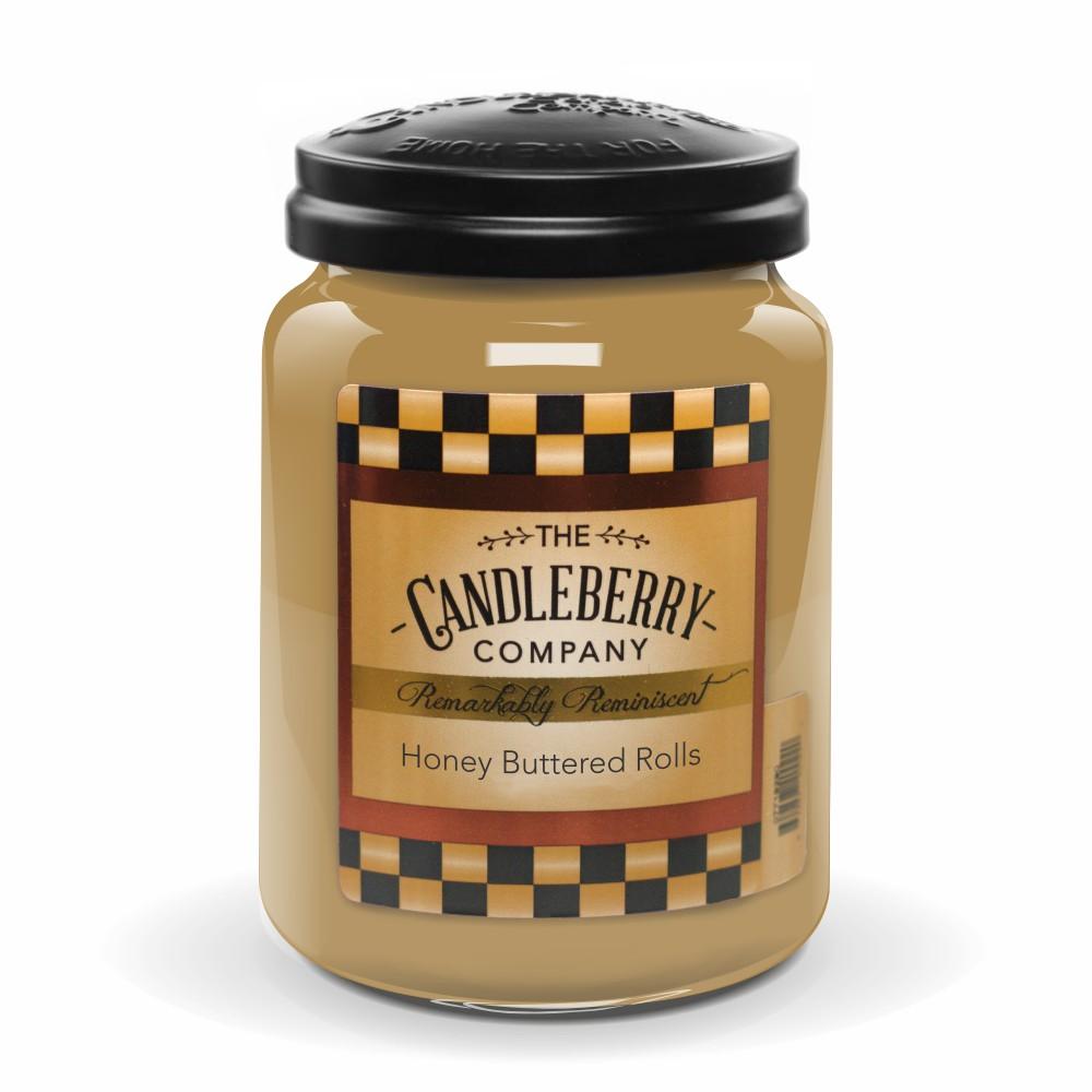 Honey Buttered Rolls™, 26 oz. Jar, Scented Candle 26 oz. Large Jar Candle The Candleberry Candle Company 
