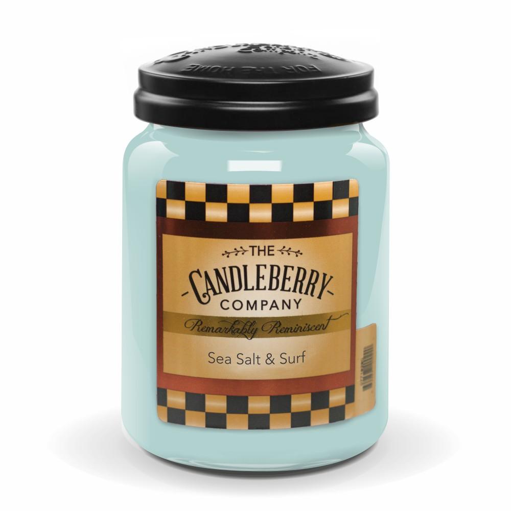 Sea Salt & Surf™, 26 oz. Jar, Scented Candle 26 oz. Large Jar Candle The Candleberry Candle Company 