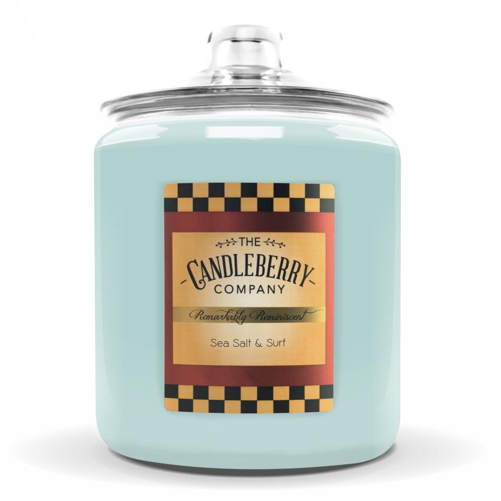 Sea Salt & Surf™, 160 oz. Jar, Scented Candle 160 oz. Cookie Jar Candle The Candleberry Candle Company 