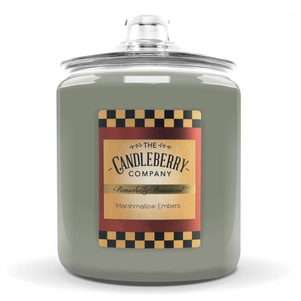 Marshmallow & Embers™, 160 oz. Jar, Scented Candle 160 oz. Cookie Jar Candle The Candleberry Candle Company 