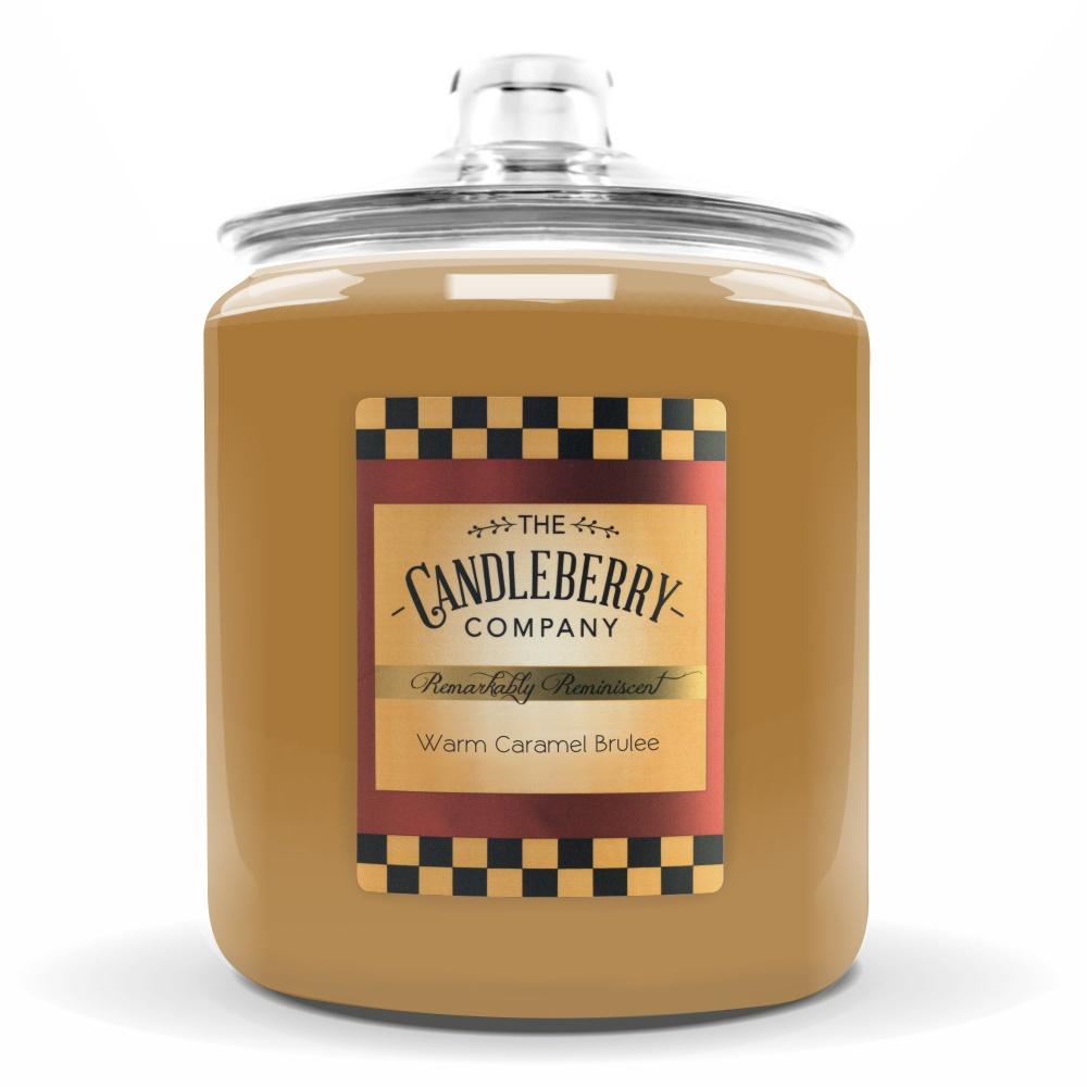 Warm Caramel Brulee™, 160 oz. Jar, Scented Candle 160 oz. Cookie Jar Candle The Candleberry Candle Company 