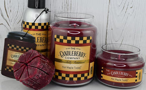 Hot Maple Toddy®, 26 oz. Jar, Scented Candle 26 oz. Large Jar Candle The Candleberry Candle Company 