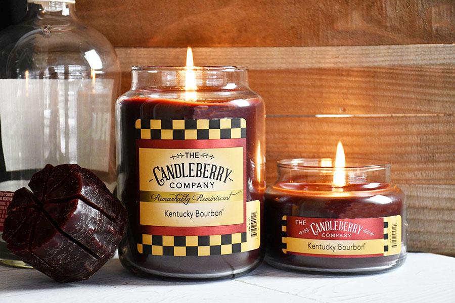 Kentucky Bourbon®, 10 oz. Jar, Scented Candle 10 oz. Small Jar Candle The Candleberry Candle Company 