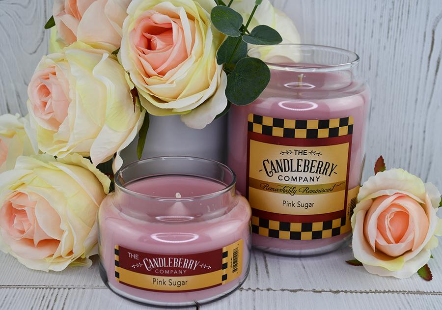 Pink Sugar™, 10 oz. Jar, Scented Candle 10 oz. Small Jar Candle The Candleberry Candle Company 