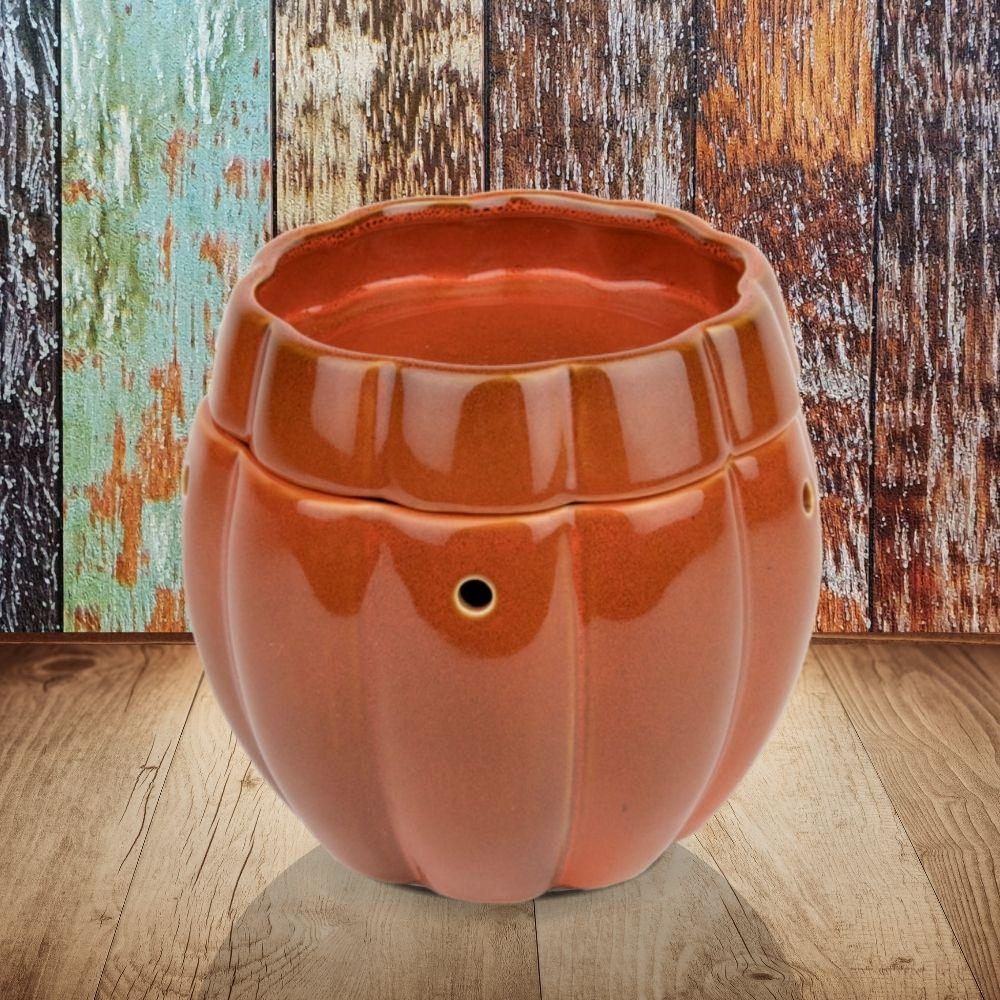"Petite Pumpkin" Wax Tart Warmer, Including Safety Timer Warmer The Candleberry Candle Company 
