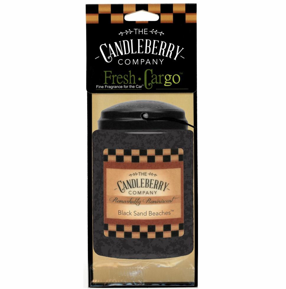 Black Sand Beaches®, 2-Pack, "Fresh Cargo", Scent for the Car Fresh CarGo® Car Scent The Candleberry Candle Company