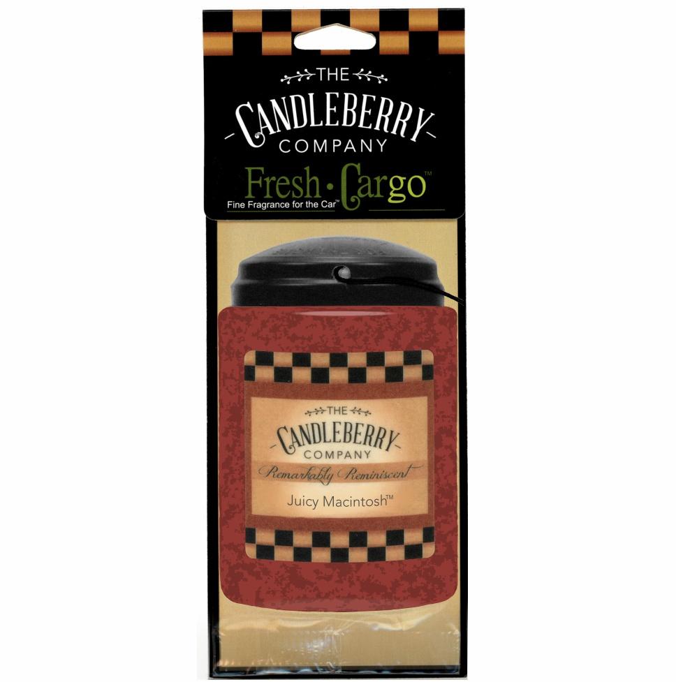 Juicy Macintosh™, 2-Pack, "Fresh Cargo", Scent for the Car Fresh CarGo® Car Scent The Candleberry Candle Company