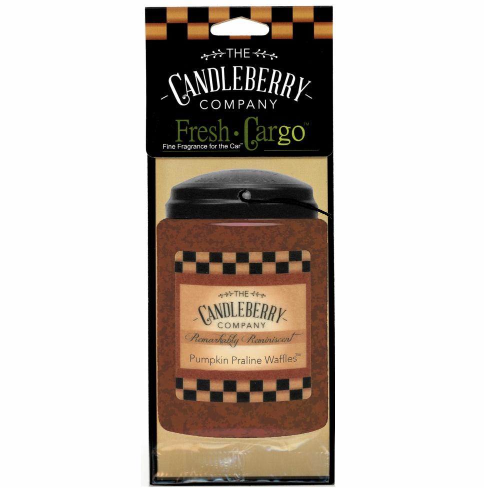 Pumpkin Praline Waffles™, 2-Pack, "Fresh Cargo", Scent for the Car Fresh CarGo® Car Scent The Candleberry Candle Company