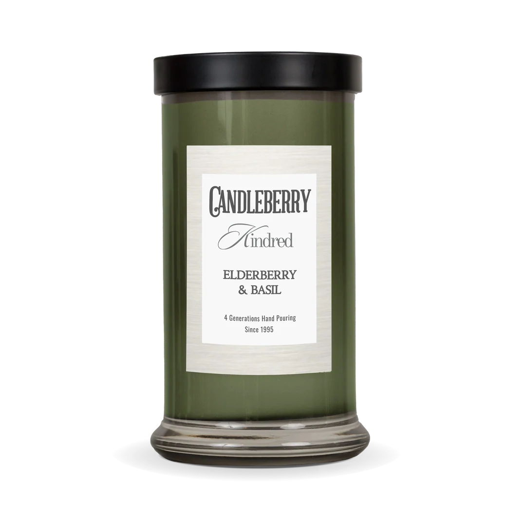 Elderberry & Basil™, Kindred, Large Jar Candle