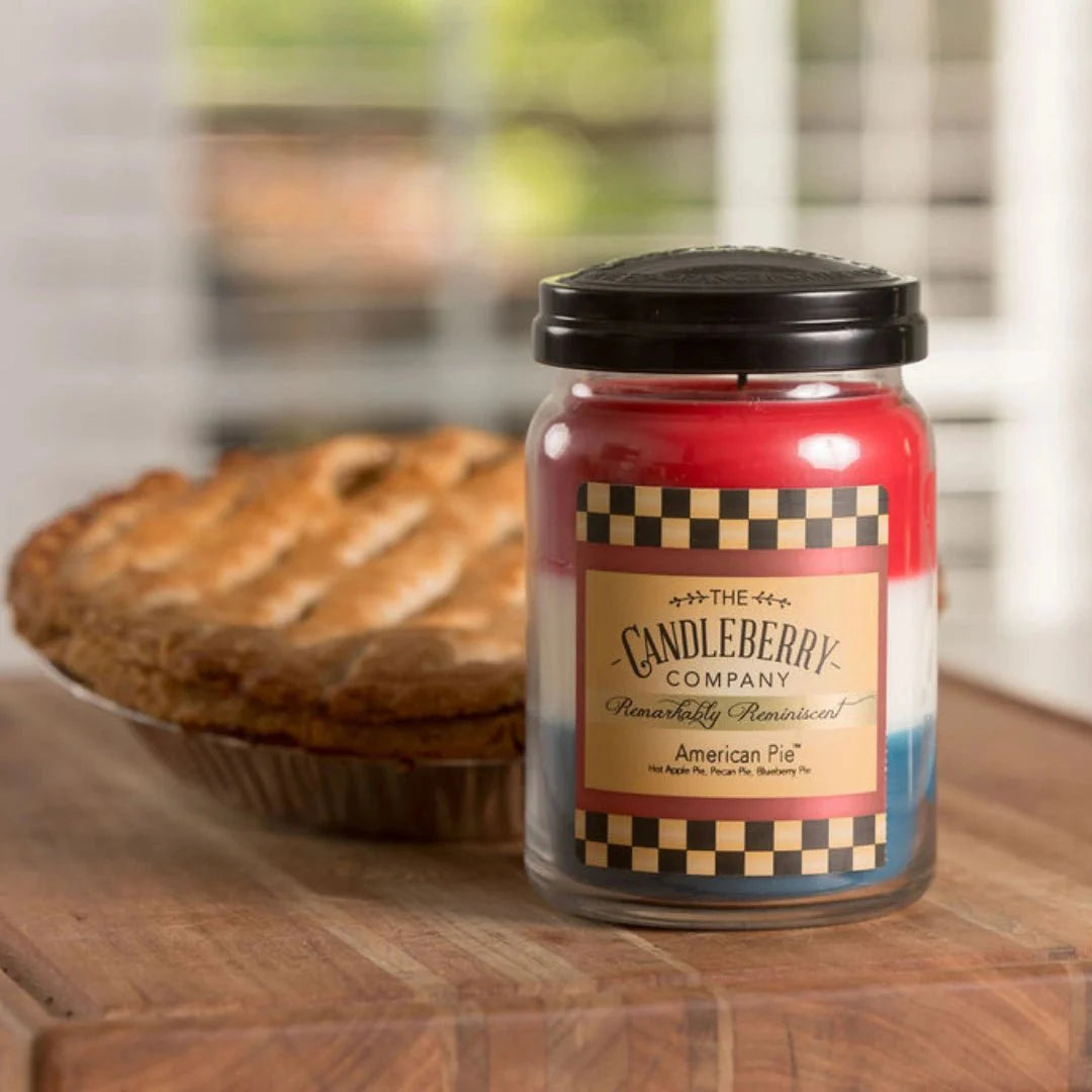 American Pie, Large Jar Candle - The Candleberry® Candle Company - Large Jar Candle - The Candleberry Candle Company