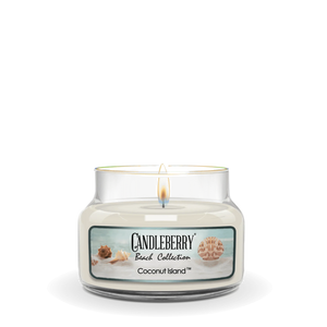 Beach Collection - Coconut Island™, Small Jar Candle - The Candleberry® Candle Company - Beach Collection Small Jar Candle - The Candleberry Candle Company