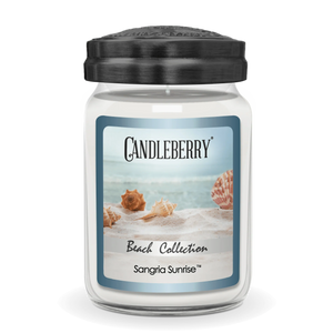 Beach Collection - Sangria Sunrise™, Large Jar Candle - The Candleberry® Candle Company - Beach Collection Large Jar Candle - The Candleberry Candle Company
