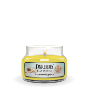 Beach Collection - Shaved Pineapple Ice™, Small Jar Candle - The Candleberry® Candle Company - Beach Collection Small Jar Candle - The Candleberry Candle Company