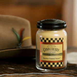 Bourbon Roasted Pecans™, Large Jar Candle - The Candleberry® Candle Company - Large Jar Candle - The Candleberry Candle Company