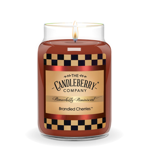 Brandied Cherries™, Large Jar Candle - The Candleberry® Candle Company - Large Jar Candle - The Candleberry Candle Company