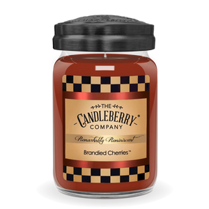 Brandied Cherries™, Large Jar Candle - The Candleberry® Candle Company - Large Jar Candle - The Candleberry Candle Company