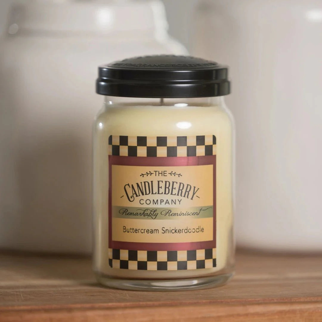 Buttercream Snickerdoodle™, Large Jar Candle - The Candleberry® Candle Company - Large Jar Candle - The Candleberry Candle Company