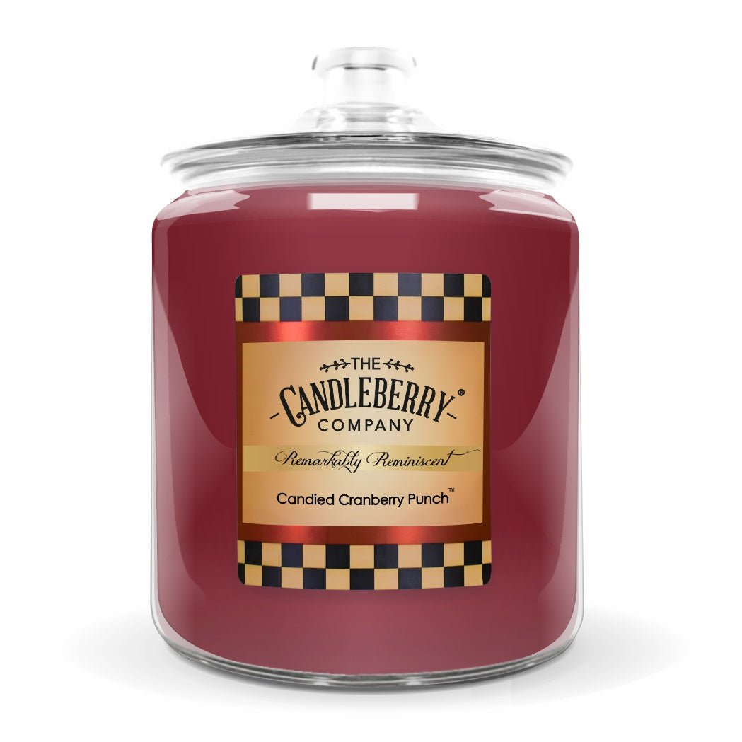 REMINISCENT - COOKIE JAR - CANDIED CRANBERRY PUNCH - huge large big 4 wicks red fruit christmas holiday cozy premium soy vegan essential oil soy coconut wax strong long burning best seller scented candles