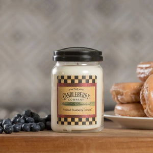 Frosted Blueberry Donuts™, Large Jar Candle - The Candleberry® Candle Company - Large Jar Candle - The Candleberry Candle Company