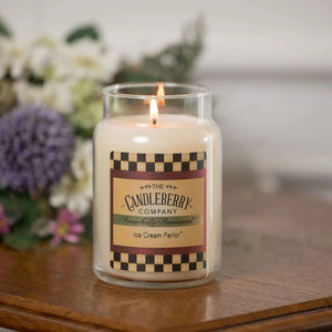 Ice Cream Parlor™, Large Jar Candle - The Candleberry® Candle Company - Large Jar Candle - The Candleberry Candle Company