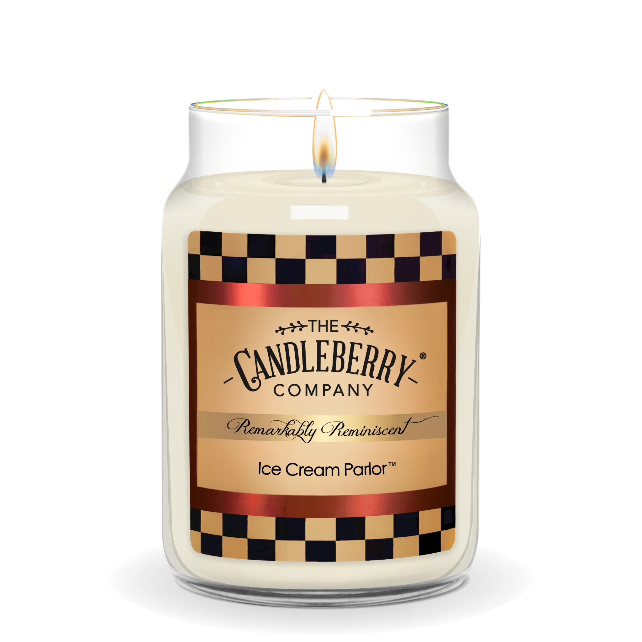 Ice Cream Parlor™, Large Jar Candle - The Candleberry® Candle Company - Large Jar Candle - The Candleberry Candle Company