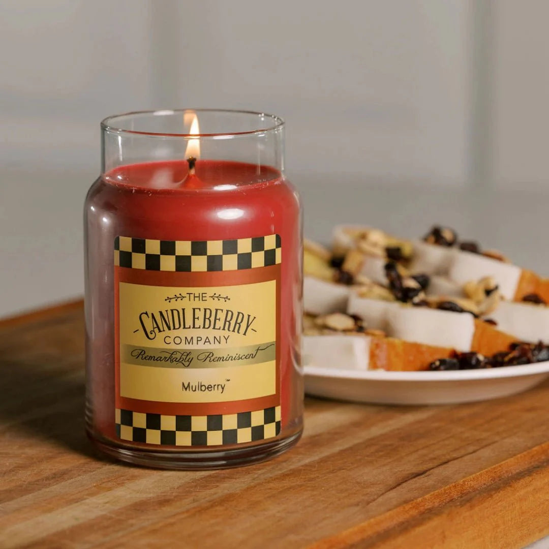 Mulberry™, Large Jar Candle - The Candleberry® Candle Company - Large Jar Candle - The Candleberry Candle Company