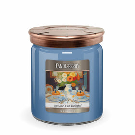 NOUVEAU - CANDY JAR - AUTUMN FRUIT DELIGHT - fruity purple fine fragrance famous art 3 wicks huge scented candle premium vegan vegetable soy coconut long lasting large big best selllers