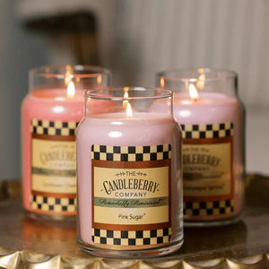 Pink Sugar™, Large Jar Candle - The Candleberry® Candle Company - Large Jar Candle - The Candleberry Candle Company