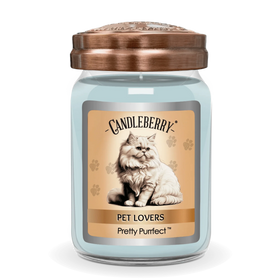 Pretty Purrfect™ - Large Jar Candle - The Candleberry® Candle Company - Pet Collection Large Jar Candle - The Candleberry Candle Company