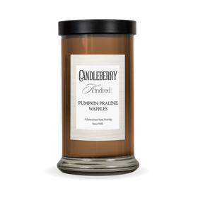 Pumpkin Praline Waffles™, Kindred, Large Jar Candle - The Candleberry® Candle Company - Kindred Large Jar - The Candleberry Candle Company