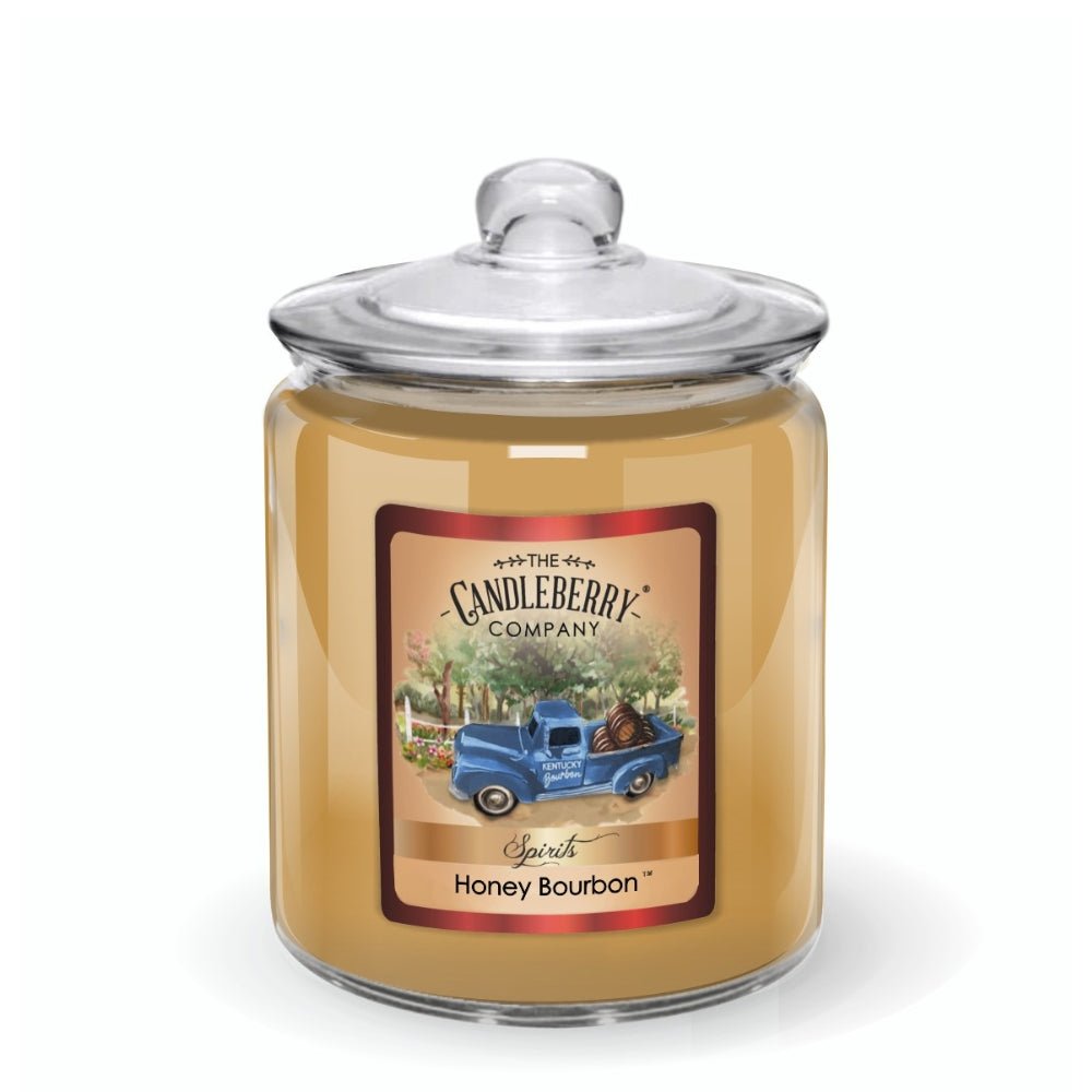 SPIRITS  - CANDY JAR - HONEY BOURBON - kentucky whiskey barrel best powerful candles premium scented strong original fine home fragrance soy coconut vegan concentrated tasting jim beam jack daniels buffalo trace wild tu