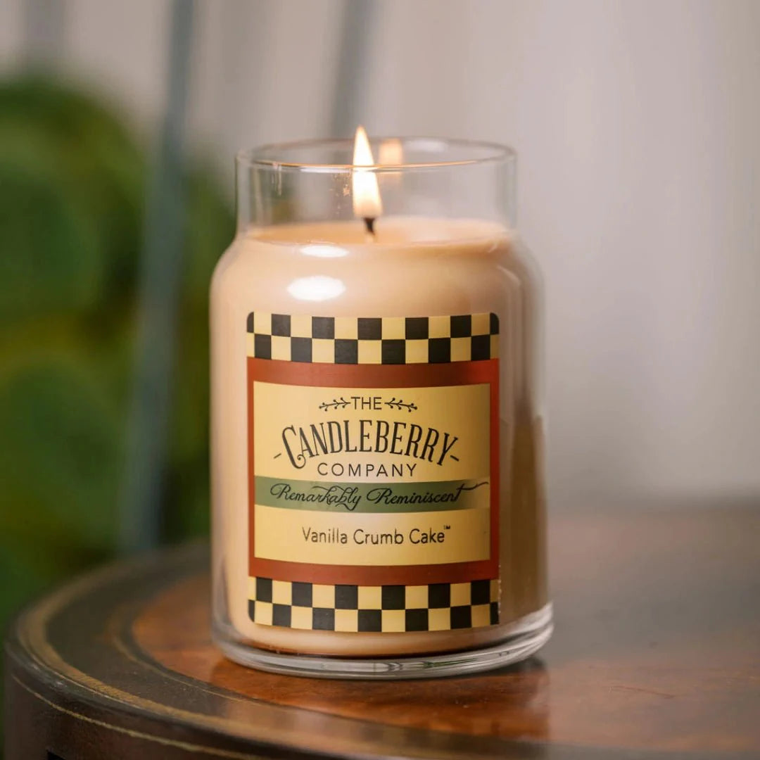 Vanilla Crumb Cake™, Large Jar Candle - The Candleberry® Candle Company - Large Jar Candle - The Candleberry Candle Company
