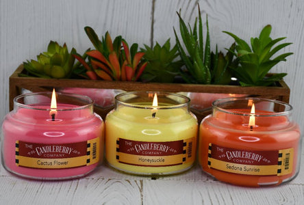 Honeysuckle™, 10 oz. Jar, Scented Candle 10 oz. Small Jar Candle The Candleberry Candle Company 