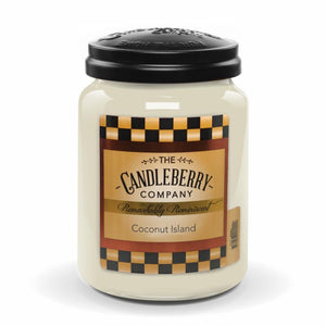 Coconut Island™, 26 oz. Jar, Scented Candle 26 oz. Large Jar Candle The Candleberry Candle Company 