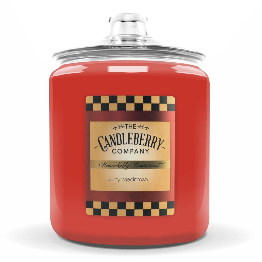 Juicy Macintosh™, 160 oz. Jar, Scented Candle 160 oz. Cookie Jar Candle The Candleberry Candle Company 