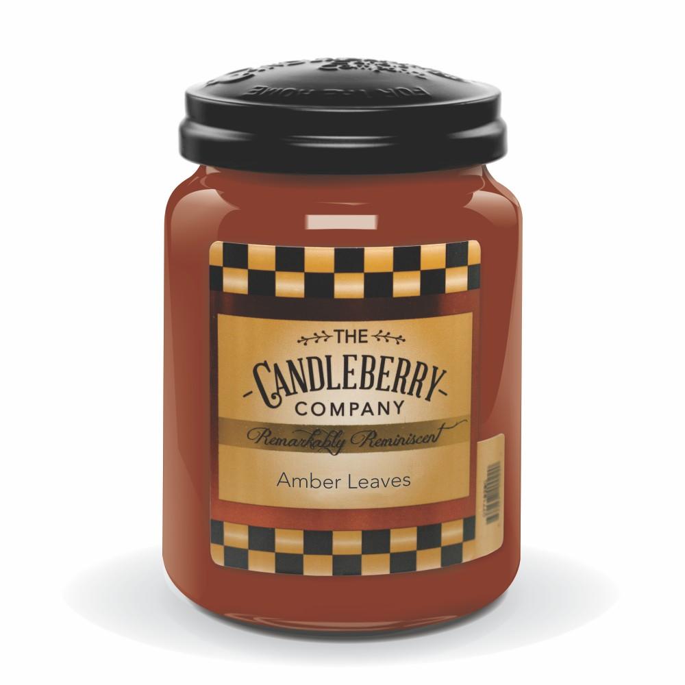 Amber Leaves™, 26 oz. Jar, Scented Candle 26 oz. Large Jar Candle The Candleberry Candle Company 