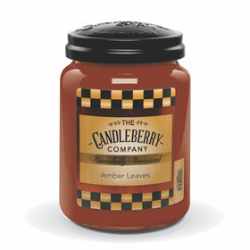 Amber Leaves™, 26 oz. Jar, Scented Candle 26 oz. Large Jar Candle The Candleberry Candle Company 