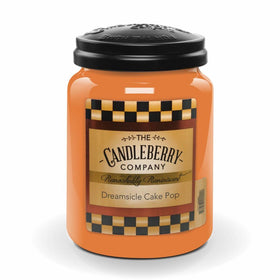 Dreamsicle Cake Pop™, 26 oz. Jar, Scented Candle 26 oz. Large Jar Candle The Candleberry Candle Company 