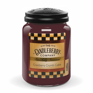 Cranberry Crumb Cake™, 160 oz. Jar, Scented Candle 160 oz. Cookie Jar Candle The Candleberry Candle Company 