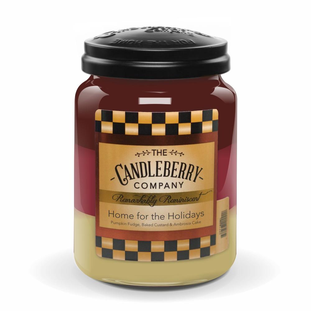 Home For The Holidays™, 26 oz. Jar, Scented Candle 26 oz. Large Jar Candle The Candleberry Candle Company