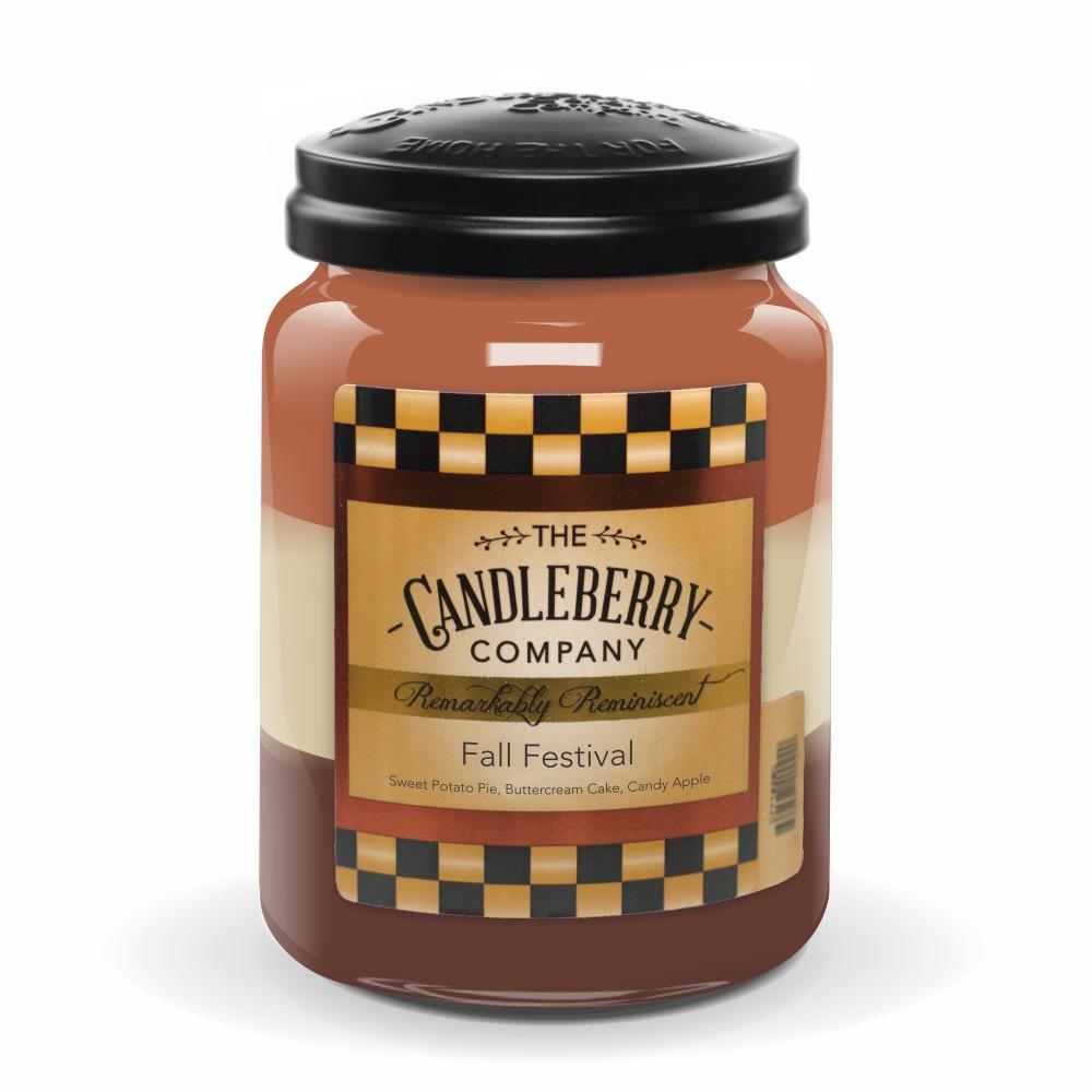 Fall Festival™, 26 oz. Jar, Scented Candle 26 oz. Large Jar Candle The Candleberry Candle Company