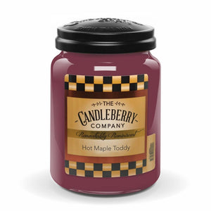 Hot Maple Toddy®, 26 oz. Jar, Scented Candle 26 oz. Large Jar Candle The Candleberry Candle Company 