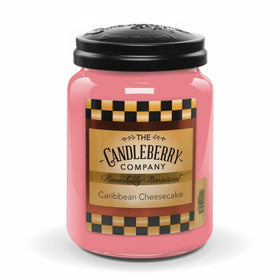 Caribbean Cheesecake ™, 26 oz. Jar, Scented Candle 26 oz. Large Jar Candle The Candleberry Candle Company 