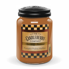 Pumpkin Praline Waffles™, 26 oz. Jar, Scented Candle 26 oz. Large Jar Candle The Candleberry Candle Company 