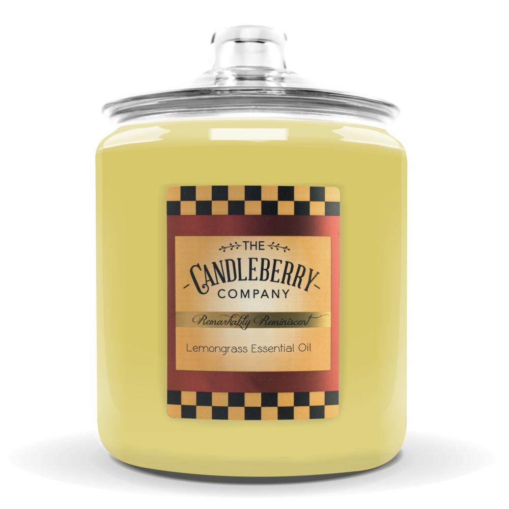 Lemongrass Essential Oil™, 160 oz. Jar, Scented Candle 160 oz. Cookie Jar Candle The Candleberry Candle Company 